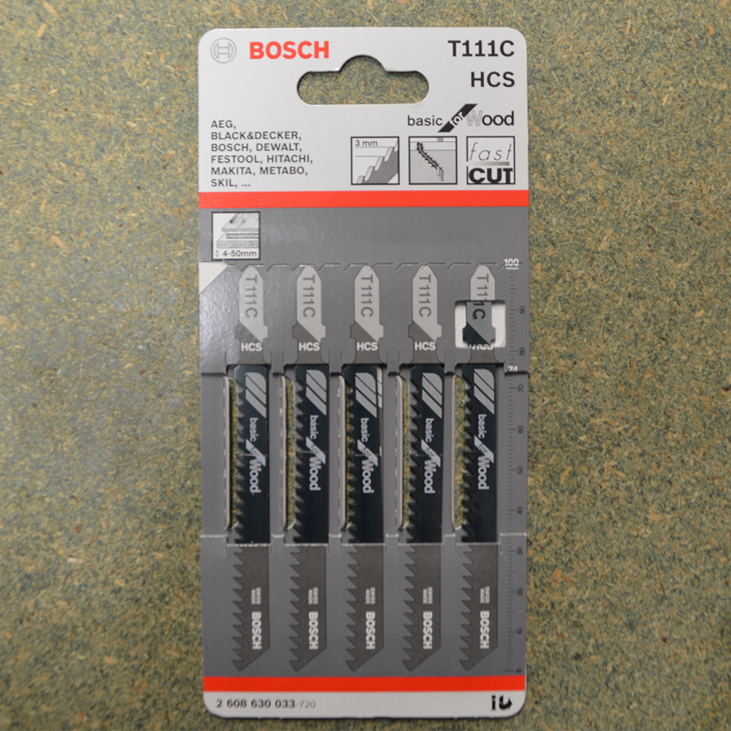 Bosch Course Wood Jigsaw Blades Multipacks Sky Blue Fixings