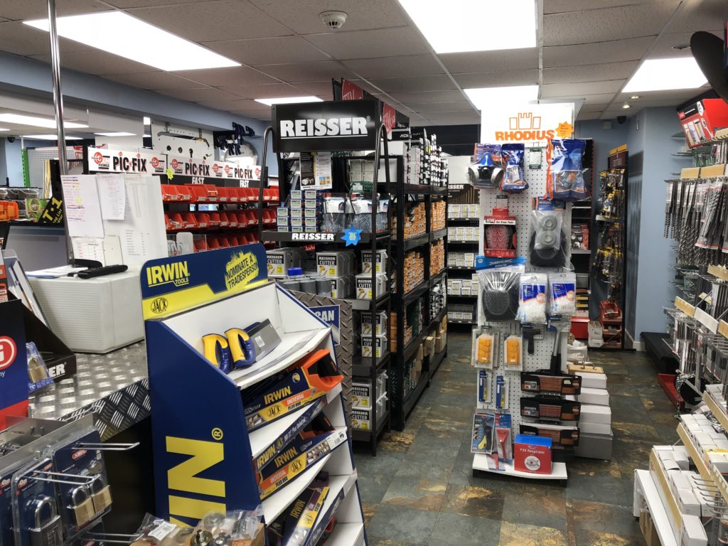hardware store shop floor